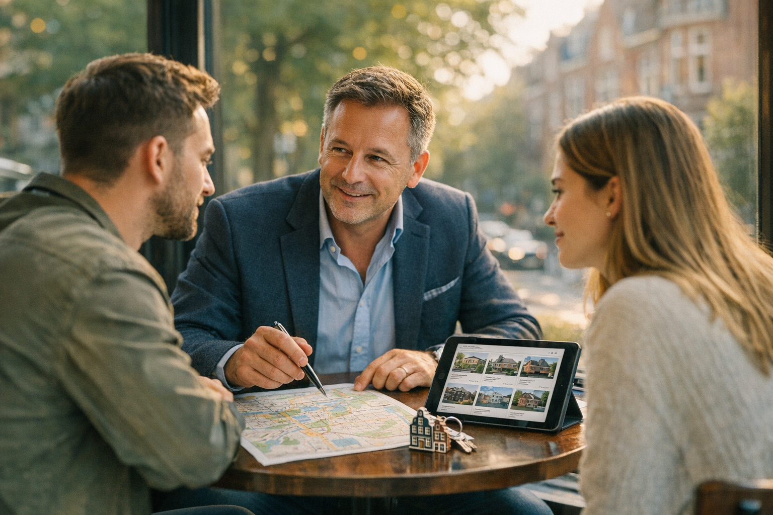 Makelaars in verschillende wijken van Rotterdam