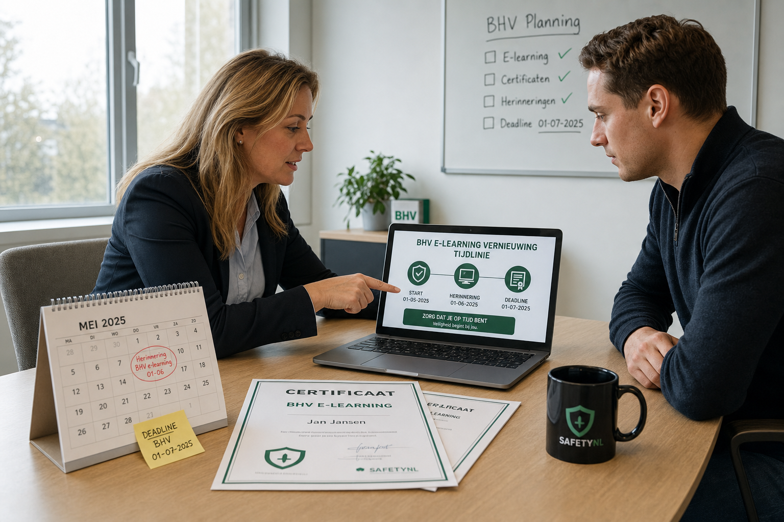 BHV e-learning herhaling