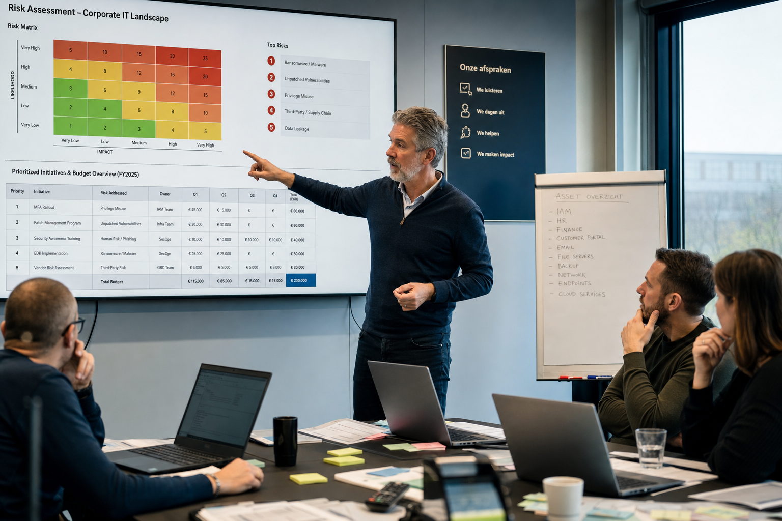 IT security risk analysis process