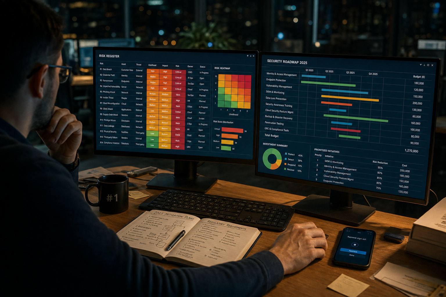 Risk prioritization and budget allocation framework